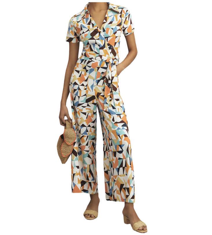 Colette Linen Wrap Jumpsuit